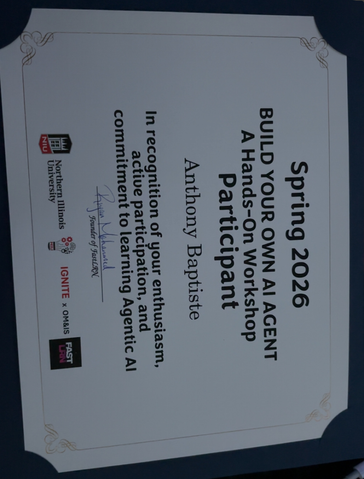 AI Agents certificate